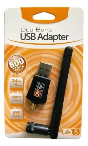 ADAPTADOR WIFI DOBLE BANDA 2.4 - 5GHZ